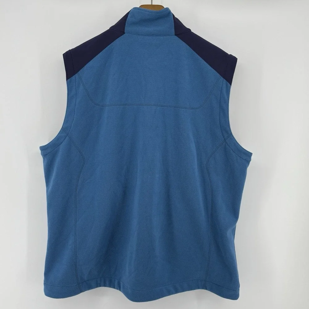 REI‎ Vest Men's XXL Blue Full Zip Outdoor Lightweight Fleece Casual 2XL